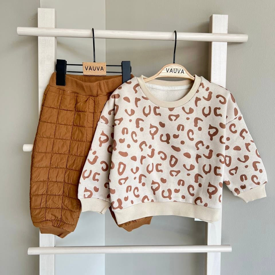 Baby sweatshirt and waterproof trousers