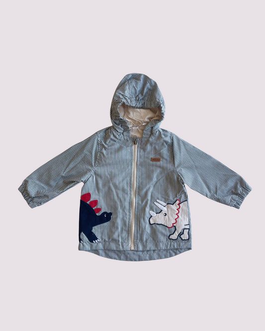 Dino Stripes Zip-Up Jacket
