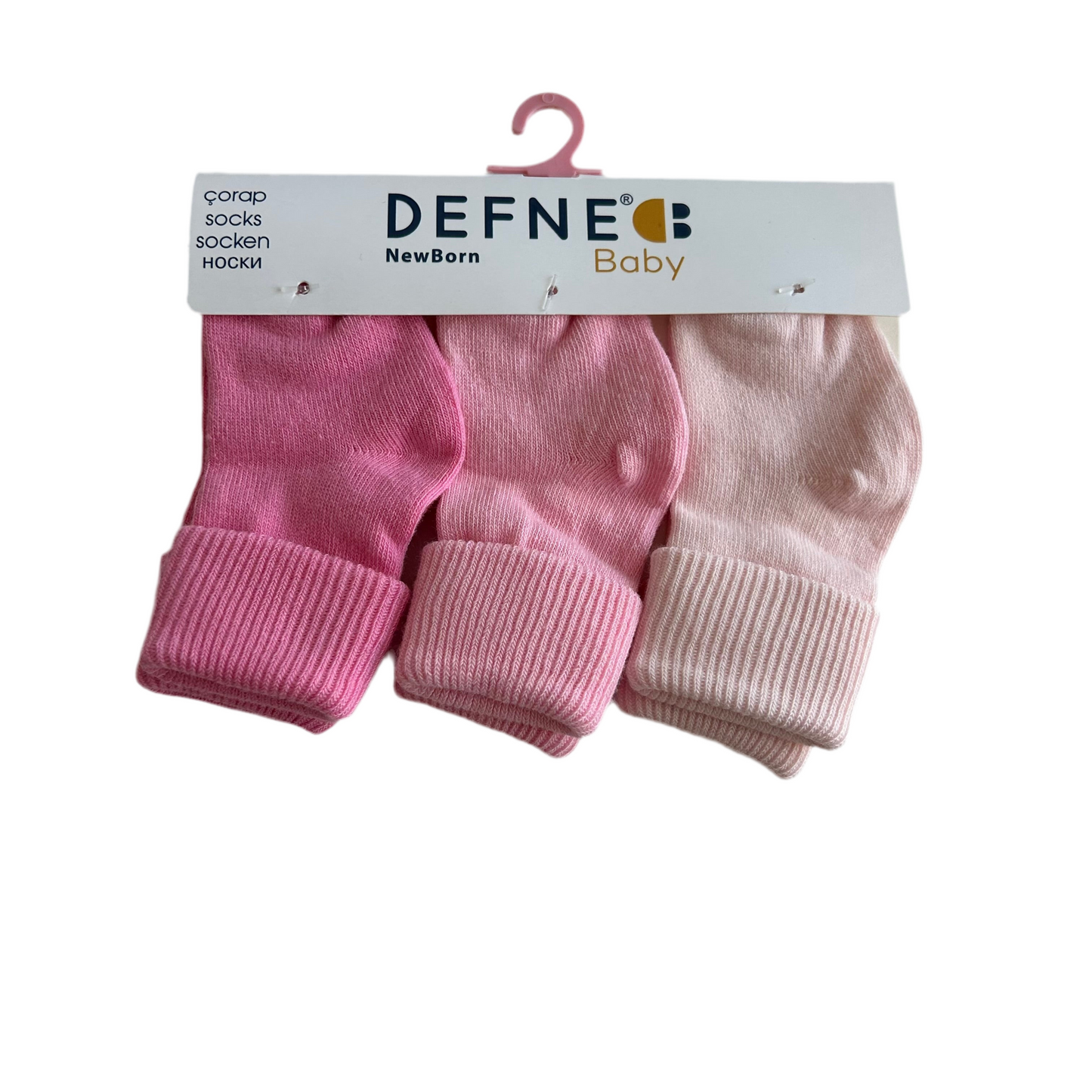 Sunrise Snuggles – Newborn Socks (0–3 months)