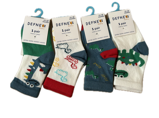 Dino Roar! Blue Kids Socks