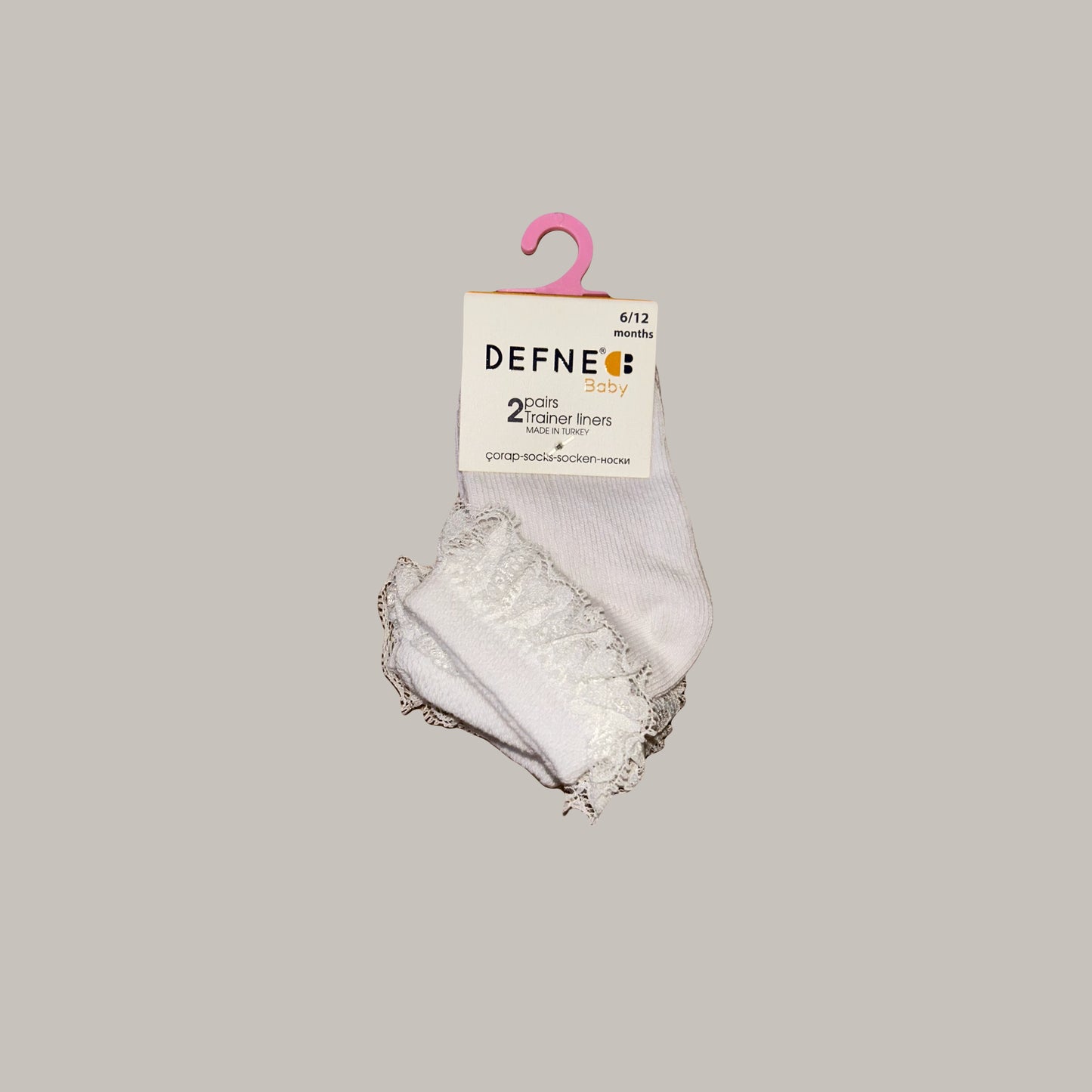 Charming White Frill Socks