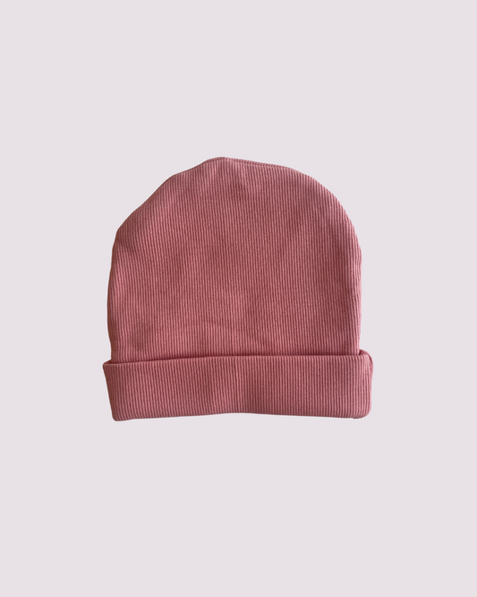 Cozy Ribbed Cotton Beanie