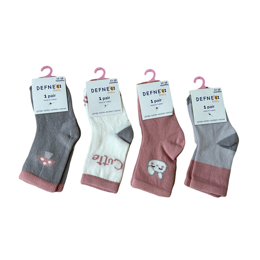 Rosie Grey Little Feet Socks